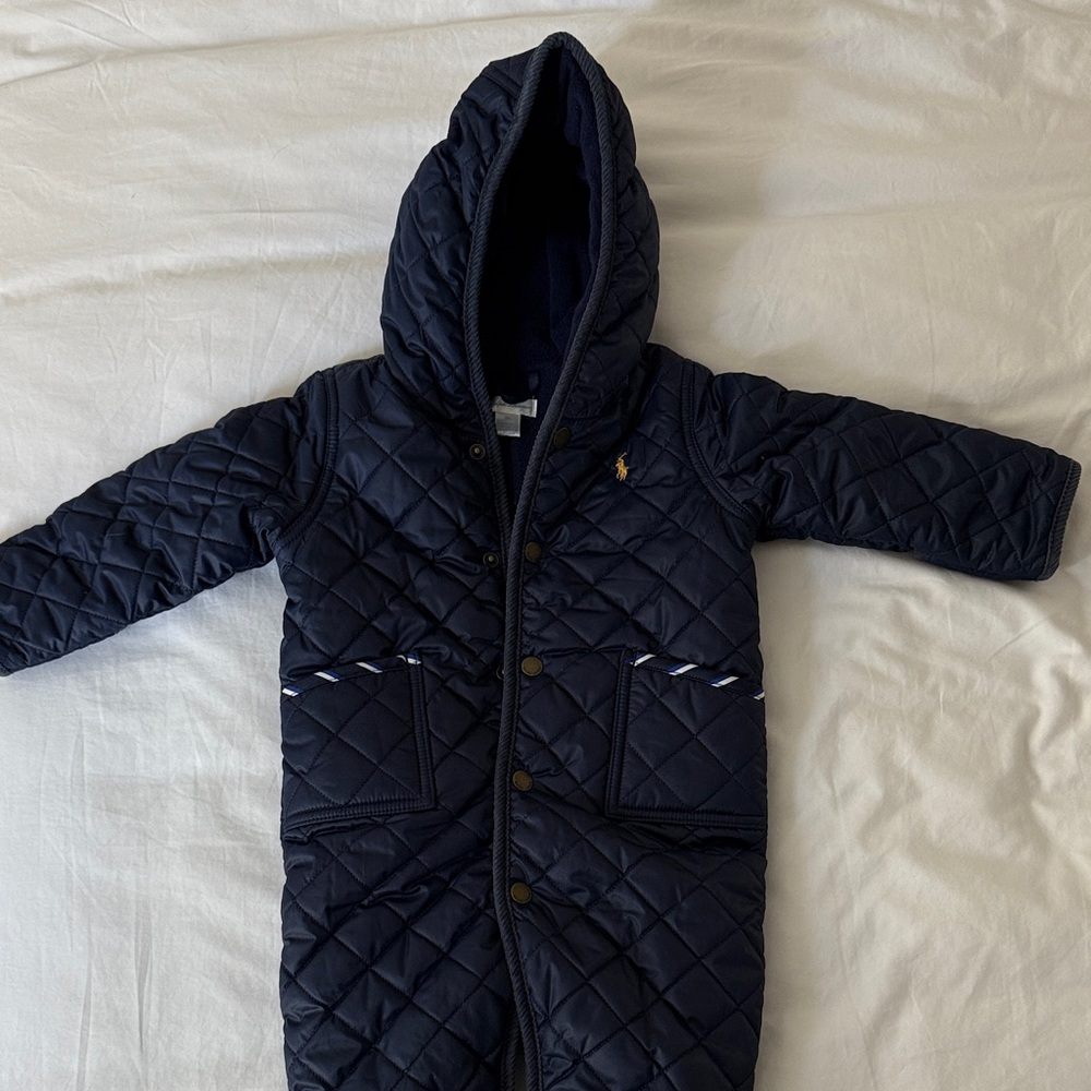 Ralph Lauren Blue Label Quilted Navy Kids Jacket